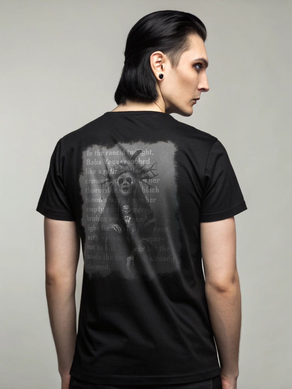 Baba Yaga Shirt – Okkulte Folklore | Slawische Mythologie, Metal Logo | Dark Horror Story Clothing