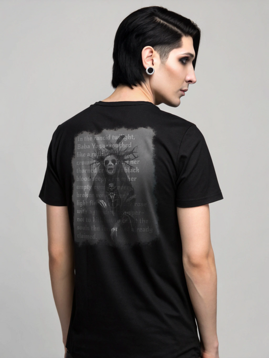 Baba Yaga Shirt – Okkulte Folklore | Slawische Mythologie, Metal Logo | Dark Horror Story Clothing