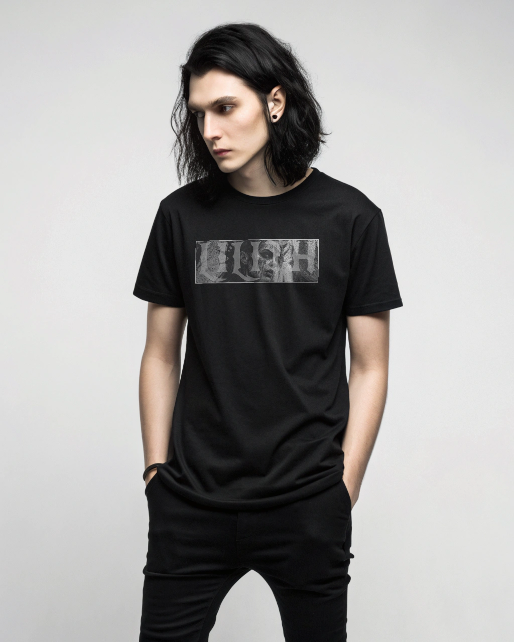 Lilith T-Shirt – The Thorned Crown of Damnation | Gothic Dark Fantasy Outfit | Frontprint | Backprint