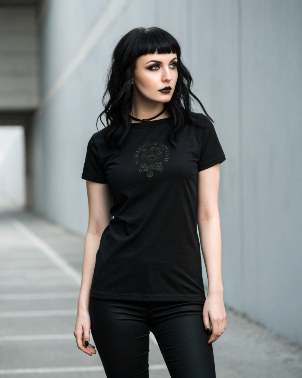 Screaming is Selfcare Shirt – Dark Botanical Alraune Design | Gothic Backprint | Alternative Unisex