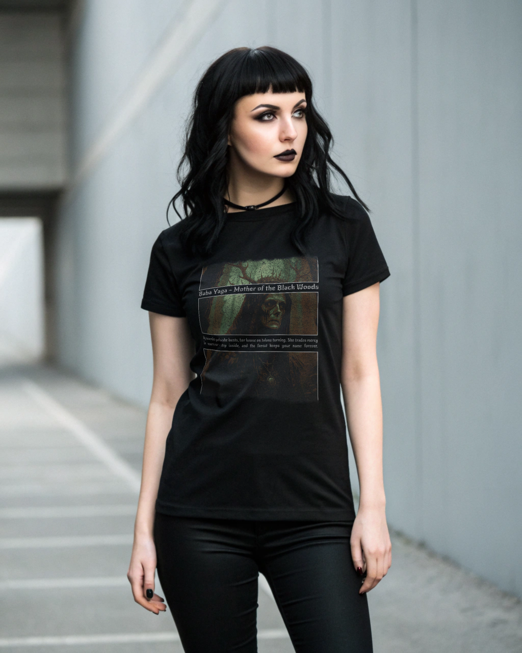 Baba Yaga Shirt – Mother of the Black Woods | Gothic Mythology | Dark Lore